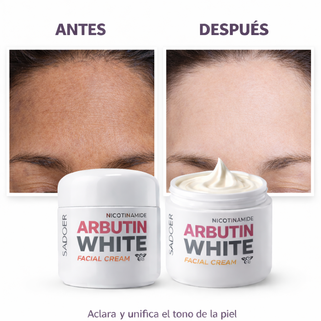 Crema Aclarante Arbutin White con Nicotinamida