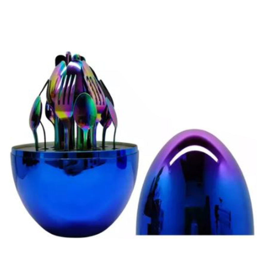 Juego Cubiertos De 24 Piezas Base huevo