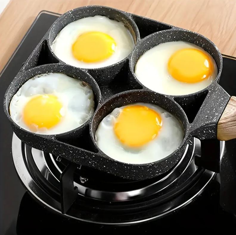 Sartén 4 Puestos Multiuso Antiadherente Importado