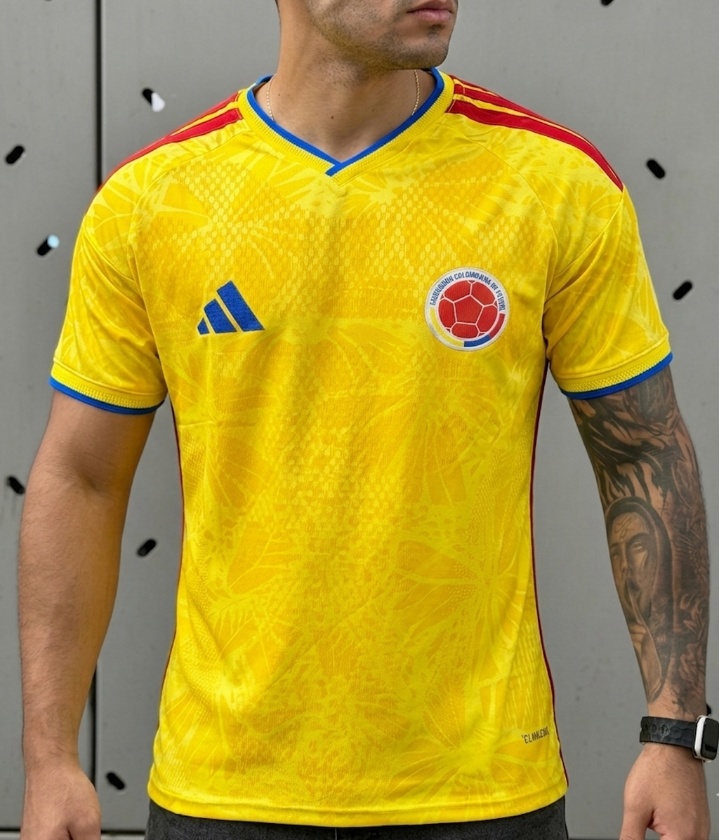 Camiseta Oficial Adidas Selección Colombia 2026® + Caja Premium